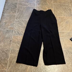 Zara Black Wide-Leg Women's Pants